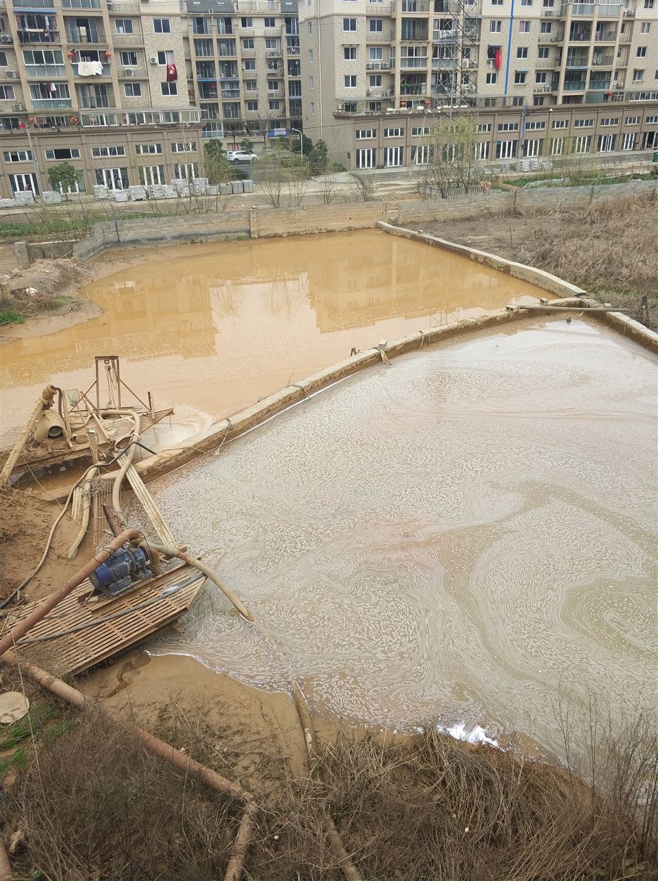 伽师沉淀池淤泥清理-厂区废水池淤泥清淤